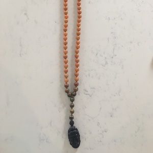 Long Buddha necklace